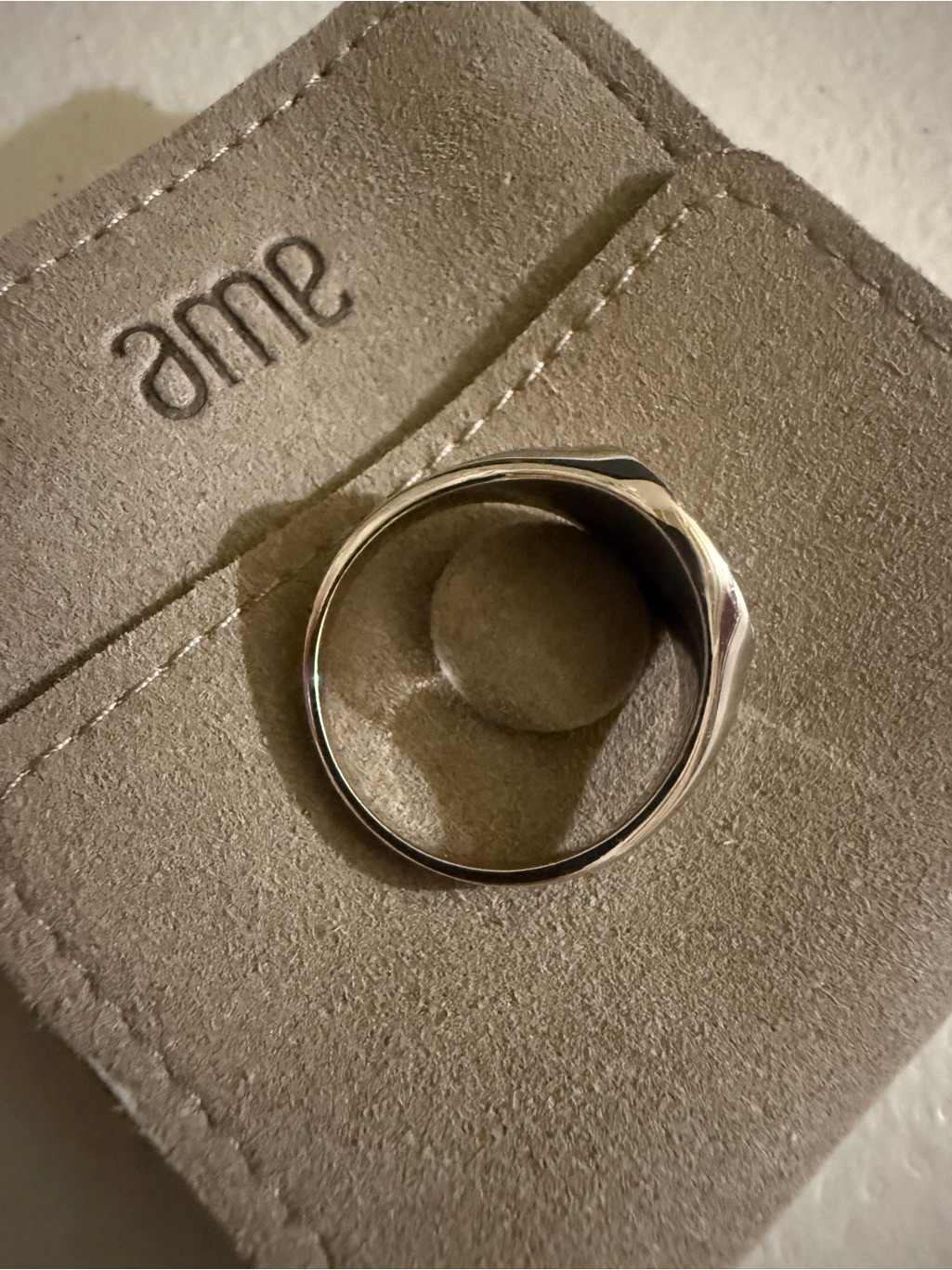 Awe Inspired Sterling Silver Medusa Signet Ring - Silver — image 5 of 5